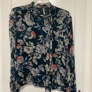 Free People Floral Blouse